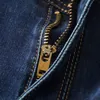 Jeans masculinos primavera outono homens moda reta solta baggy harem denim calças casuais calças de algodão azul plus size 28-48319m