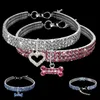 Dog Collars With Diamond Rhinestone Pet Supplies Cat Crystal Puppy Chihuahua Collar Necklace For Small Medium Large Dogs