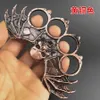Nouveau All Bat Metal Designer quatre anneaux main orthèse auto-défense doigt tigre
