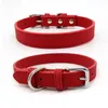 Confortevole pelle sentire in pelle PU in pelle PET Collari per animali domestici Piccoli e medi canini Cat Collar Forniture