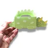 10 SZTUK 3D Candy Box Dinozaur Kształt Opakowania Dla Chłopców Urodziny Party Deco Baby Shower Papier Pudełka Pudełka Prezenty 1. Dino Party Supplies Y0730