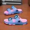 Pantoufles d'été pour enfants pour garçons filles chaussures de plage sandales enfants chaussures de maison salle de bain pantoufles antidérapantes réglables supérieures 211119