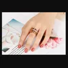 Luxurious Designer for Woman Ring Zirconia Engagement Titanium Steel Love Wedding Rings Silver Rose Gold Fashion jewelry Gifts Wom301F
