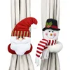 Kerstdecoratie Cartoon Doll Hug Deur Gordijn Buckle Holiday Window Scène Layout