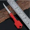 Edelstahl-Küchen-Klappmesser Schlüsselanhänger Mini Outdoor Camping Jagdtaktik Überleben EDC-Werkzeug 6 Farben GF563