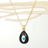 S2406 Mode Résine Evil Eye Pendentif Collier Blue Eyes Choker Colliers