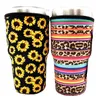 Iced Coffee Cup Handle Sleeve Neoprene Insulated Sleeves Cups Cover For 30oz 32oz Tumbler Water Bottle With Carrying Carrier Holder Bags