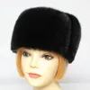 Berretti Unisex Genuine Hat Russia Lady Warm 100% Natural Outdoor Cap antivento Fashion Real Caps