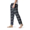 Spring Plaid Flannel Pant For Men Soft Cotton Mens Joggers Casual Pants 210715