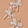 Haaraccessoires super fee witte kant vlinder dragonfly hoofdtooi Koreaanse stijl meisje clip handgemaakte hoofdband