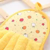 Morbido pile di corallo spesso Nursery Asciugamano per bambini Asciugamani da cucina Straccio assorbente Multicolore Opzionale WH0056