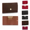 Designer Key Wallets Clés Porte-cartes Femmes Hommes Porte-clés Hommes Porte-clés Porte-clés Femmes Keypouchs Porte-clés Classique Keypouch All-match Brown Flower Wallet