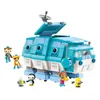 Les Octonauts se sont en brique de construction Blocs de construction Toys for Children Gifts Cartoons Modèle d'animation Barnacles Peso Dolls Q0624