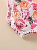 Baby Fruit Print Guipure Lace Insert Body Bandeau SHE