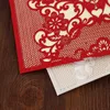 50pcs Red Laser Cut Wedding Invitations Card Hollow Butterfly Elegant Greeting Card Envelopes Wedding Party Favors Decoration SH190923