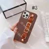 Fashion Phone Cases For iPhone 14 Pro Max 13 14 PLUS 12 12Pro 12proMax 11 11Pro 11proMax X XS XR XSMAX PU classic leather protection Case designer cover Wrist band