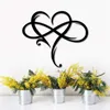 Metalen wanddecoratie unieke ontwerp-wall art room Eternal Love Infinite Heart Iron Interior 210929