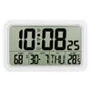 Minuteries horloge murale numérique grande alarme avec Date semaine affichage température humidité mètre calendrier utilisation bureau à domicile