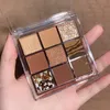 Eye Shadow Fashion Eyeshadow Palette 9 Colors Lasting Waterproof Glitter Pearlescent Matte Eyes Make Up Pigment Cosmetics TSLM1