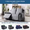 1/2/3 Seater Recliner Диван Обложка для гостиной Стул для домашних животных Собаки отдыхают кресло для кресла Протектор Реверсивный 211207