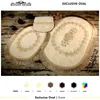 Banyo Paspaslar Bonny Home Exclusive Beyaz 6 Parça Çamaşır Sepeti Set Mat Organizatör Kirli Giysi Depolama ve Banyo Halıları