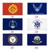 USA Flagi US Army Banner AirForce Marine Corp Navy Besty Ross Flag Nie bieżnikuj na mnie Flagi Cienka XXX Line Flag EEB5822