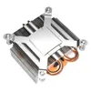 PCCOOURER S89 27 мм Ультратонкий компьютер CPU Cooler 2 Тепловые трусы 80 мм Разъем отключения радиатора Intel 775 115x для HTPC 1U Mini Case Aio Server