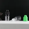 カラフルな子防腐キャップが付いている3mlのプラスチック製の液体のびんの小さい目滴の容器
