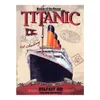 Poster da viaggio titanico dipinto di arredamento per la casa incorniciata o materiale fotopaper senza cornice