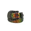 Wysokie standardowe produkt dla BB Simon Nowy moda niestandardowa Wern Mens Women Rhintone Belt 261k