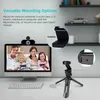 Webcam com microfone, 1080p HD Streaming Web Câmera da Web Cabo USB para PC Laptop Desktop Video Chamando, Conferência On Line Classes