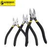 Aubon 5 "/ 6" / 7 "European Type CR-V Plastskivor Nippor Smycken Elektriska Tråd Kabelskärare Klippsida Snips 211110