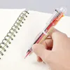 Yaratıcı Sevimli Karikatür Çok Renkli Tükenmez Çok Fonksiyonlu Basın Kişilik Yağ Kalem Kırtasiye 6 Renkli Kalem