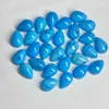 Meisidian 7x10mm losse edelsteen platteback cabochon natuurlijke blauwe turquoise steen H1015