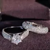 cushion wedding ring sets