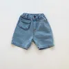 MILANCEL Pantaloncini estivi per ragazzi Denim Pantaloni larghi per bambini Solidi vestiti elastici per bambini 210723