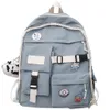 Backpack Girl Waterproof Nylon Kawaii Women College School Bag Female Student Cute Laptop Fashion Book Cool Trendy