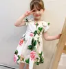 Designer Girls Dress Sweet Kids Floral Princess Robes Fashion Childre