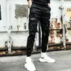 Men's Pants Ribbons Harem Joggers Men Cargo Streetwear Youth Hip Hop Casual Pockets Track Male Harajuku Fashion Trousers