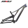 Airwolf 29er vtt cadre en Fiber de carbone suspension complète VTT Boost cadres 29 "148*12mm cadre de vélo BSA M L taille 2 ans de garantie