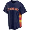 Men's Custom Houston Baseball Jerseys Make Your Own Jersey Sports Shirts Personalized Team Name and Number Stitched