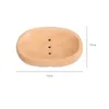 High Quality Natura Wooden Bathroom Shower Soap Box Dish Storage Plate Drain Tray Holder Case for Bath Shower Plate