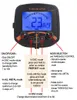 金属検出器専門家検出器高性能デジタルディスプレイ防水調整可能な地上バランスアップグレードチップ
