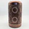 HOMPP Red Bronze Metal Air Nawilżacz Aromaterapia Essential Oil Diffuser Mist Maker 7 Kolor Light Change Lampa do Home Office 210724