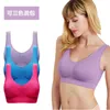 Soutien-Gorge de Sport Rembourré Femme Double Couches Ahh Seamless Genie Sport Bra Avec Coussinets 211117