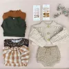 Kinderen sweaters Rylee en Cru herfst winter jongens meisjes mode breiende vest baby kinderen katoen uitloper kleding 211201