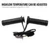 Temperature-Adjustable Motorcycle Handlebar 22mm Heating Handlebar Cover Silicone Protection Kit, Winter Modification Accessories