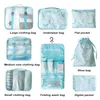 Aufbewahrungsbeutel Reisenbeutel gedrucktes Musterfach Kit geeignet für Kleidungschuhe Toilettenartikel JS23