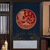 Zasłony zasłony drzwi tkaniny w stylu japoński wiszący do salonu szafka kuchenna przegroda partycja wejścia do domu pół-curtain251c