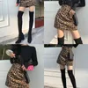 Werueruyu Dames Luipaard Gedrukte Rok Hoge Taille Sexy Potlood Bodycon Hip Mini Past Past All Seasons Casual Snake Skirt 210608